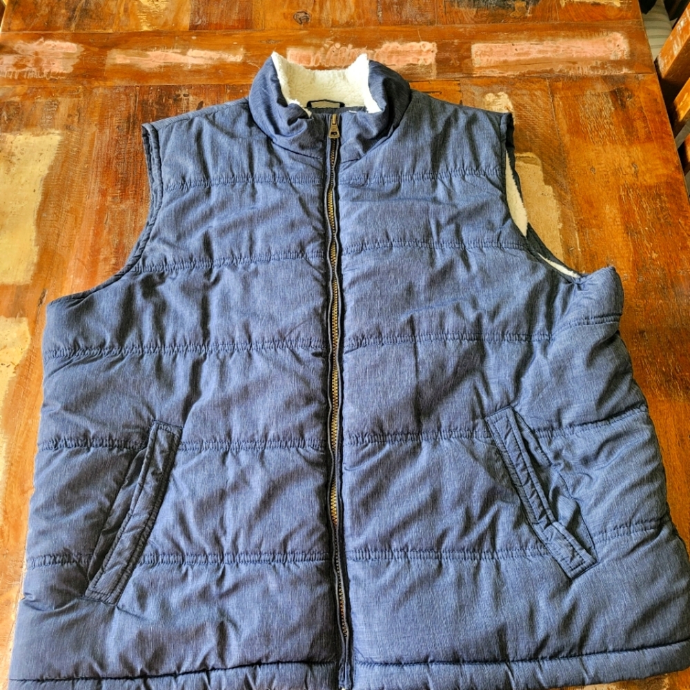 Men's denim vest XL